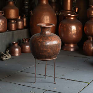 Pot en cuivre de style vintage - Product Image 1