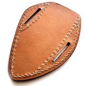 Hecho a mano al por mayor de calidad superior patrón panqueque estilo Funda de cuero para 4 ''plegable y 4 ''cuchillos de hoja fija - Product Image 3