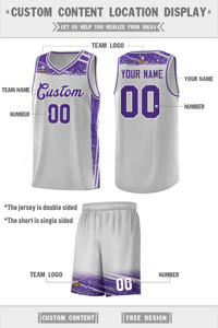 Vêtements de basket-ball professionnels avec logo personnalisé Ensembles d'uniformes respirants à séchage rapide avec maillots Throwback - Product Image 3
