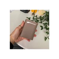 Portefeuille noir original Laura en cuir végétalien protégé RFID avec boîte-cadeau accessoire pour utilisation quotidienne