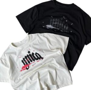 Venta al por mayor 100% algodón camiseta sin costuras 250 gramos gota hombro crudo dobladillo cuello alto hombres de gran tamaño Boxy Fit sólido de secado rápido - Product Image 5