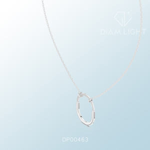 Collier pendentif en diamant rond blanc, certifié IGI, élégant et intemporel, cadeau pour femme - Product Image 6