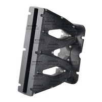 GYIMPEX SH18 Guide d'ondes en plastique technique de 1 pouce pour Line Array 240*60*162mm, pour système audio professionnel, cornet de haut-parleur et de tweeter
