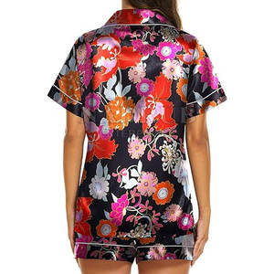 Conjunto de ropa de casa informal para mujer, traje de dormir con pantalones cortos para uso diario - Product Image 5