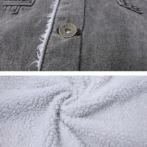 Veste en jean élégante pour hommes, meilleure qualité, haut confort, nouveauté, veste d'hiver à manches longues, dernier style, techniques lavées usées - Product Image 6