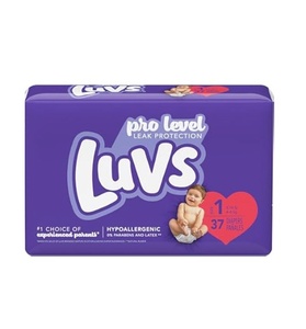 Pañales Ecológicos Luvs para Bebés, Todos los Tamaños, Materiales Suaves y Delicados, Protección Absorbente para Bebés y Niños Pequeños - Product Image 1