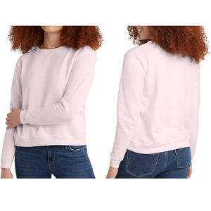 Jersey informal de manga larga, sudadera con hombros caídos, sudadera con estampado de letras, sudadera holgada de algodón coreano Harajuku para mujer - Product Image 5