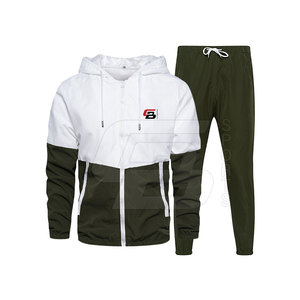 Conjunto de chándal de invierno de algodón 100% de alta calidad para hombre, venta al por mayor de fábrica, tela transpirable, último diseño, logotipo personalizable para - Product Image 1