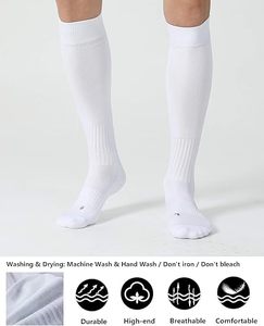 Calcetines deportivos de entrenamiento de béisbol suaves y cómodos unisex al por mayor sublimación personalizada con logotipo inferior bajo MOQ OEM - Product Image 4