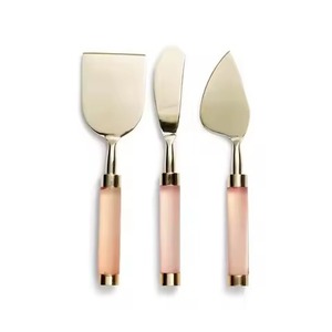 Juego de Cuchillos para Queso de Acero Inoxidable, Chapado en Oro y Negro, de Lujo, para el Hogar, Hotel, Restaurante, Utensilios de Cocina - Product Image 3