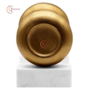 Antique Brass Gold Plated Table Decoration Bookends Finest Quality Luxury Handmade Desktop Bookends With White Marble Base - Product Image 6