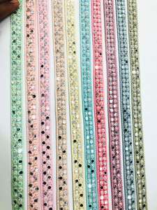 เครื่องปักริบบิ้นและผ้าลูกไม้,4สีสำหรับชุดแต่งงานงานลูกปัดตามสั่ง - Product Image 2