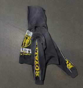 Impression DTG personnalisée Vintage Bold Heavyweight 500 gsm Sweat à capuche court en coton délavé à l'acide Streetwear pour la saison d'hiver - Product Image 1