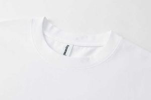 Mode d'été pour hommes, pur 100% coton, rue, ample, grand T-Shirt blanc avec logo personnalisé, grande taille, t-shirts pour hommes de grande taille - Product Image 5