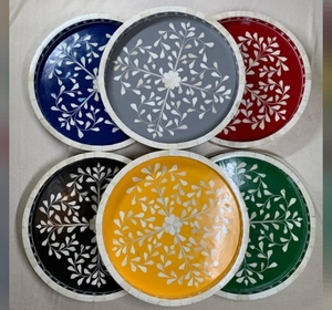 Bandeja de madreperla Quemador de incienso con cajón de madera de agar Almacenamiento Variedad de color Regalo musulmán de faizacraft - Product Image 1