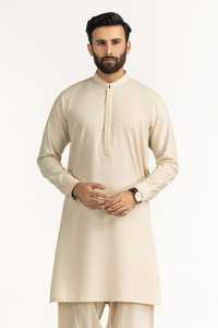 Costume Punjabi pour homme, shalwar kameez tendance, pour mariage et fête, en coton, respirant et absorbant l'humidité, en provenance du Pakistan - Product Image 3