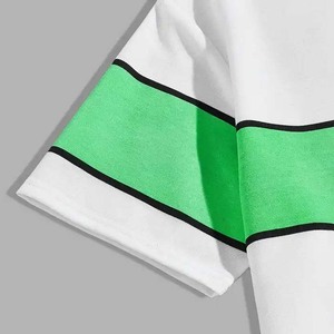 ฤดูร้อนใหม่ชุดสั้นสําหรับชายที่ดีที่สุดราคาผู้ชายชุดคู่สีที่กําหนดเองบล็อกTeeกับกางเกงขาสั้นสองชิ้นวอร์มสวมใส่สบายๆชุด - Product Image 3