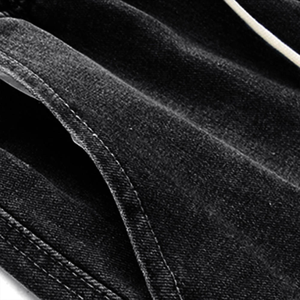 กางเกงยีนส์ขาสั้นผ้าฝ้าย GSM สูง ผ้าพรีเมียม พิมพ์ลายดิจิทัล แฟชั่นสไตล์คนเมือง กางเกงยีนส์ผ้าฝ้ายรักษ์โลก เนื้อผ้านุ่ม - Product Image 5