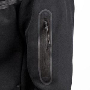 Nueva llegada logotipo personalizado Jogging sudor traje hombres Unisex dos piezas terciopelo poliéster chándal tela Material impreso al por mayor - Product Image 3