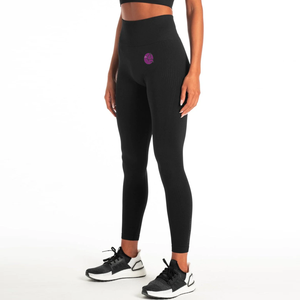 Nouveau Leggings de yoga pour femmes à séchage rapide respirant et solide de haute qualité avec taille élastique Spandex/tissu en polyester - Product Image 5