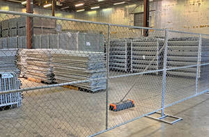 Fácil instalación y manejo Valla de enlace de cadena tejida Valla de temperatura del panel - Product Image 6