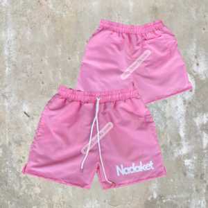 Custom Nylon <b>Shorts</b> <b>Pink</b> Blue Orange Nylon <b>Shorts</b> Windbreaker Custom <b>Shorts</b> Design and Screen Printed Logo Best Street Apparels - Product Image 4