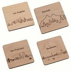 Posavasos de Madera de Primera Calidad, Diseño de Esculturas, Posavasos Redondo Cortado con Láser para Bebidas Frías y Calientes, para Usar en Mesas - Product Image 2