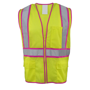 Chaleco de Seguridad Reflectante para Trabajo, Transpirable, Ligero, Lavable, de Alta Calidad, Venta al por Mayor - Product Image 2