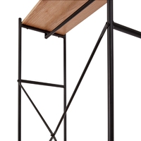 Armoire autoportante moderne industrielle minimaliste en métal à hauteur réglable pour chambre à coucher et mobilier de maison