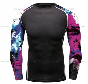 High Quality Rash Guards with Custom Sublimation Printing on Cheap Factory Prices Private Branding Facility Available Wholesale - Product Image 4