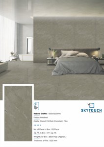 กระเบื้องทนไฟพอร์ซเลนขัดเงามันวาวสูง600x1200กันไฟใช้ในร่มกลางแจ้งใช้ในบ้านตกแต่งห้องเคลือบเงาแบบทันสมัย - Product Image 4