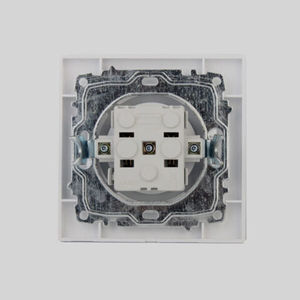 เต้ารับไฟฟ้าติดผนังแบบ IP22ขนาด220V ที่ทันสมัยเบ้าเสียบไฟบนผนังแบบไม่มีสายดินพลาสติก ABS เบ้ารับแสงมาตรฐานยุโรป/สหราชอาณาจักร - Product Image 5