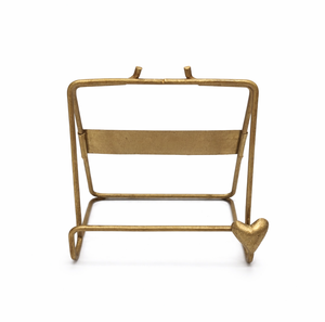 Nouveau support à carreaux en laiton artisanal pour petits carreaux personnalisés, design élégant en forme d'étoile, support de présentation haut de gamme pour carreaux avec nom personnalisé - Product Image 3