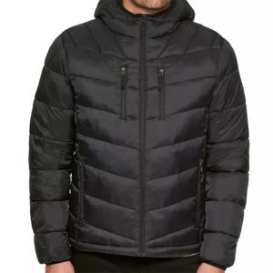 Vente en gros OEM nouveau design manteau en duvet tendance pour hommes veste en duvet en polyester matelassé imperméable veste en duvet la plus vendue manteau de rue populaire - Product Image 1