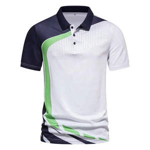 Polo de manga corta para hombre con logotipo personalizado de nuevo diseño, Polo informal para hombre, Polo de algodón - Product Image 1