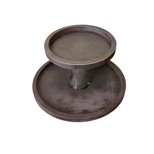 Support de gâteau en métal tendance frais forme arrondie support de gâteau à la main support de gâteau en métal élégant indien décoratif - Product Image 2