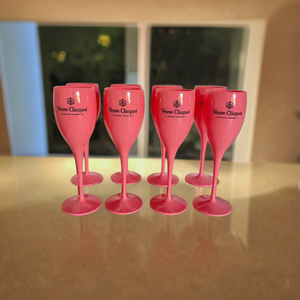 New Reusable Acrylic Wine <b>Glasses</b> for Flutes Wedding Events Bar Promotions-Custom Logo 150ml Dishwasher Safe Eco-Friendly 2025 - Product Image 4