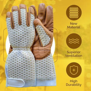 Top Selling Breathable Beekeeping <b>Gloves</b> Plus Size Beekeeping <b>Gloves</b> Durable Beekeeping <b>Gloves</b> - Product Image 2