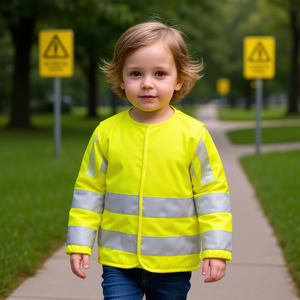 Mini Chaqueta Visible para Niños con Accesorios Personalizados, Equipo de Seguridad y Supervivencia - Product Image 3