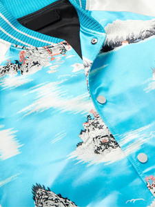 Chaqueta de bombardero de cuello alto ligera personalizable para hombres Ropa informal corporativa transpirable - Product Image 6