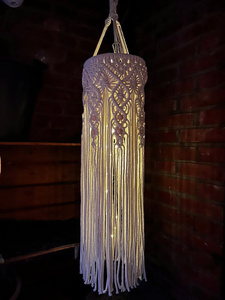 MACRAME ABAT-JOUR MAGNIFIQUE DÉCORATION - Product Image 2
