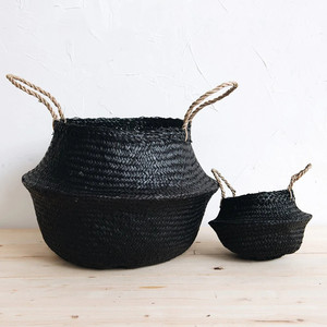Cesta de paja plegable para el vientre, cesta de almacenamiento de algas marinas naturales, respetuosas con el medio ambiente, el precio más barato de Vietnam - Product Image 6