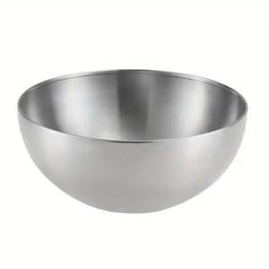 Bol à soupe en métal de style premium, finition argentée, pour servir les aliments, pour restaurant, hôtel et utilisation sur table - Product Image 6
