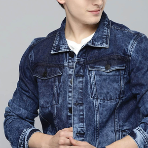 Ventes chaudes 2023, prix d'usine, jeans en denim pour hommes, vente en gros, tissu 100% coton, vestes de style streetwear - Product Image 5