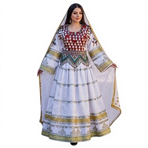 Robe traditionnelle ethnique tribale Banjara de qualité supérieure, robe de fête Kuchi afghane/pakistanaise, robe Kochi en gros - Product Image 1