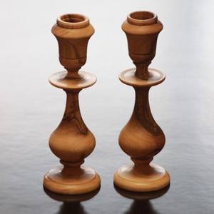 Grand bougeoir moderne en métal en bois fini gris pour la décoration intérieure dessus de table meilleure vente - Product Image 3