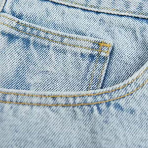 High Quality Solid Sporty Knitted Mid Waist Cotton Quick Dry <b>Jeans</b> <b>Shorts</b> Street Wear Low Price <b>for</b> Online Sale Made in Pakistan - Product Image 3