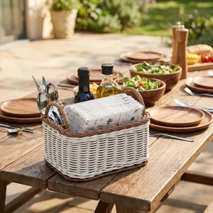 Natural Rattan Oval <b>Basket</b> for the Dining <b>Table</b> Handmade Eco-Friendly Modern Multi-Purpose Artex Green Earth Made in Hanoi - Product Image 6