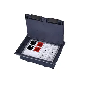 Underfloor bottom boxes Concrete floor boxes Cable management Raised floor boxes