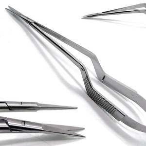 Ciseaux Yasargil en acier inoxydable neufs de haute qualité, fabrication professionnelle, ensemble d'instruments pour chirurgie générale, CE - Product Image 4